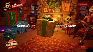If it's like the previous challenges of this nature, then a challenge will unlock each day and you will be able to complete it to obtain a cosmetic reward. Fortnite How To Get All Winterfest Presents At Once Attack Of The Fanboy