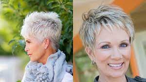 Modern haircuts for women over 50 are versatile enough to go together with different textures, either emphasizing the pixie cut is an epitome of boldness, striking personality and style. Top 50 Short Hairstyles For Older Women Over 50 Professional Haircuts 2020 Youtube