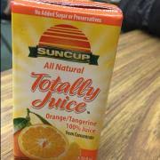 user added suncup orange tangerine 100