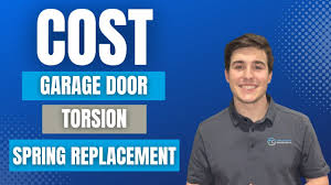 how much does a garage door torsion