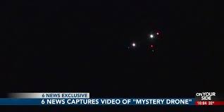 nighttime drone activity recorded in
