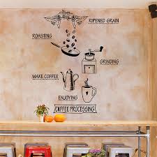 Coffee Processing Vinyl Wall Art Decal