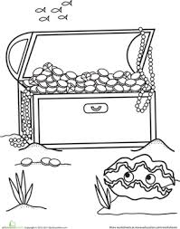 Pin by muse printables on coloring pages at coloringcafe. Treasure Chest Worksheet Education Com