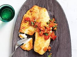 pan fried tilapia with tomatoes and
