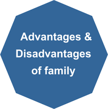 advanes and disadvanes of family