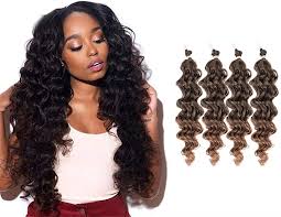 The curls and waves are usually quite defined and this will make sure that your hair retains moisture when you have your crochet braids on. 2020 Synthetic Hair Braids Ocean Wave Hair Kinky Curly Crochet Braids Deep Twist Ombre Deep Wave Braiding Hair Extensions From Zffbeautifulhair 14 88 Dhgate Com