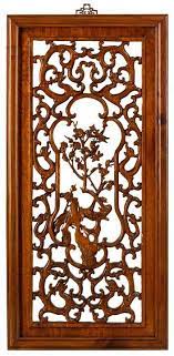 Chinese Carved Wooden Decorative Panel