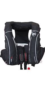 2019 Kru Sport Pro 275n Adv Automatic Lifejacket With Harness Hood Light Carbon Lif7410