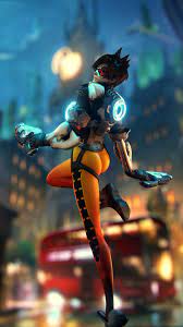 573377 lena oxton yeero author overwatch tracer pulse pistols chronal  accelerator blizzard entertainment blender video games portrait display -  Rare Gallery HD Wallpapers