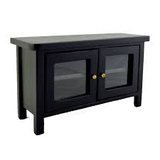 Modern Black Low Cabinet Tv Stand