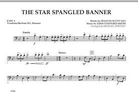 Trumpet › brass quintet : Michael Sweeney The Star Spangled Banner Pt 4 Trombone Bar B C Bsn Sheet Music Pdf Notes Chords Patriotic Score Concert Band Download Printable Sku 290808