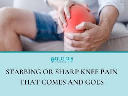 bing or sharp knee pain that comes