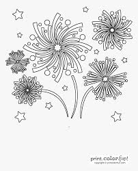 colouring pages of fireworks hd