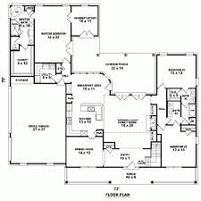 House Plan 46945 One Story Style With