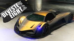The principe deveste eight is a super car featured in gta online, added to the game as part of the 1.46 arena war update on february 21, 2019. Deveste Eight Best Customization Paint Job Guide Gta Online Youtube