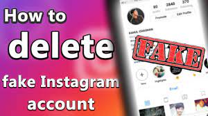 how to delete someone fake insram