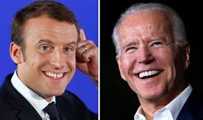 President emmanuel macron of france emphasized the need to be an autonomous partner during a long telephone conversation with president biden.credit.pool photo by yoan valat. Brexit News How Macron And Biden Could Dethrone London As Financial Centre Uk News Express Co Uk