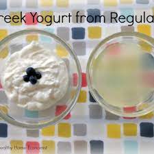 greek yogurt from regular yogurt