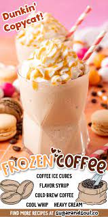 frozen coffee dunkin donuts copycat