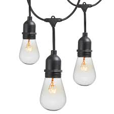 Newhouse Lighting 48 Ft 11 Watt Outdoor Weatherproof String Light With S14 Incandescent Light Bulbs Included