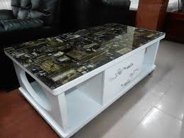Glass Coffee Table White At Rs 13500