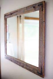 42x30 reclaimed wood mirror large