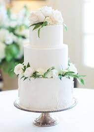 Wedding Cake Ideas 3 Tier Simple gambar png