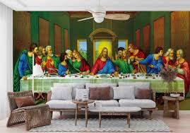 3d Last Supper Wallpaper Nursery