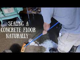 using tung oil to seal a concrete floor