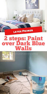 How To Paint Over Dark Walls With White