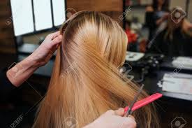 Before i transformed her she was doing commercial only—catalogue and commercial. Hairstylist Hands Combing Blonde Hair Of Female Customer Before Stock Photo Picture And Royalty Free Image Image 118703627