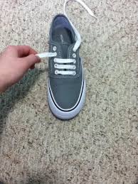 6 zipper a rather interesting lacing method, zipper holds the laces firmly by locking them at each eyelet pair How To S Wiki 88 How To Lace Vans 4 Holes