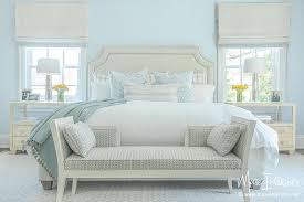 ivory and pale blue bedroom