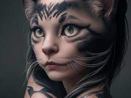 premium ai image a women arm cat tattoo