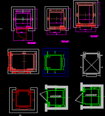 elevator blocks plans in autocad