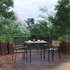 3 Piece Outdoor Dining Table Set