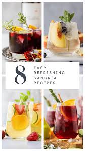 8 easy sangria recipes joyful healthy