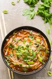 y asian noodle soup vegetarian and