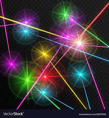 multicolored laser beams royalty free