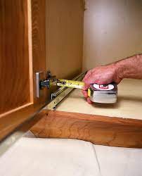 how to install a pull out kitchen shelf
