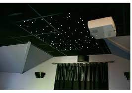 fiber optic led ceiling tiles for drop