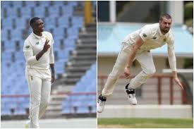Africa 2nd test day 1st, live scores. Wi Vs Sa 1st Test Ngidi Norkhia Wreak Havoc West Indies Team Bundled Out For 97 Runs