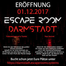 Escape room locations near me: Eroffnung Der Escape Rooms Lasertag Darmstadt