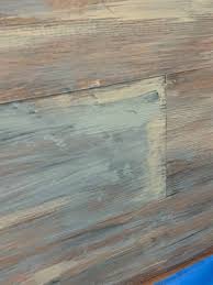 barn wood look by using vinyl flooring