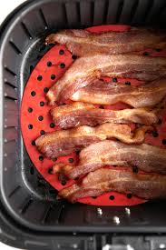 air fryer bacon the forked spoon