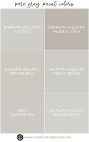The Best Pure Grey Paint Colors Grey Paint Colors Paint