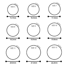 Mens Wedding Ring Size Chart Uk All Inclusive Ring