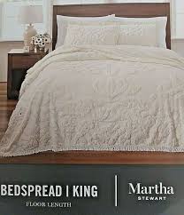 martha stewart king bedspread chenille