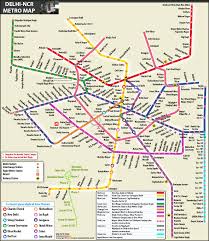 delhi metro map complete route