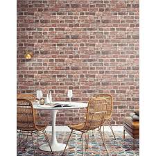 Nextwall Distressed Brick Red Brick